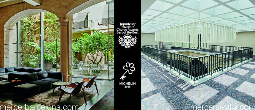 Tripadvisor Travelers Choice Awards Best of the Best 2025 Mercer Barcelona & Mercer Sevilla & Mercer Plaza Sevilla