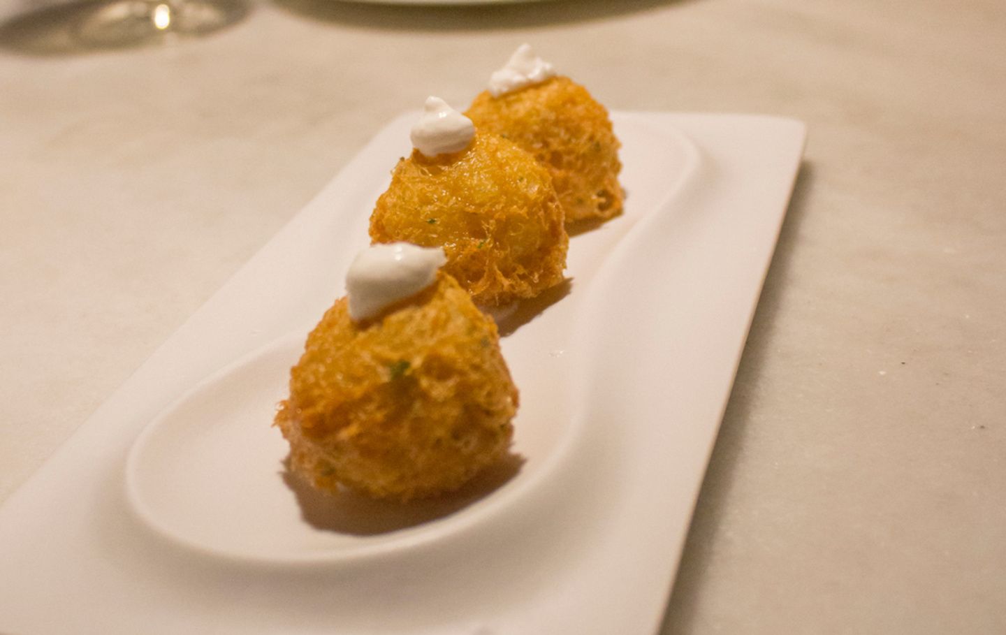 Cod fritters by Le Bouchon, enjoy our homemade recipe 